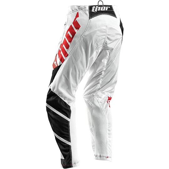 Pants Moto Cross Enduro 2016 Thor Phase Vented doppler White Black