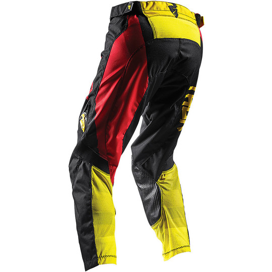 Pants Moto Cross Enduro Thor Pulse Taper 2017 Yellow Red