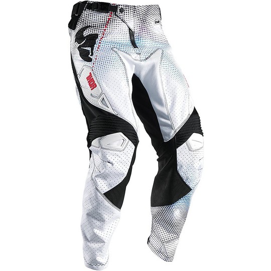 Pants Moto Enduro cross Thor Air Fuse Lit 2017 Red White