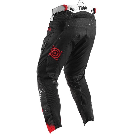 Pants Moto Enduro cross Thor Fuse Objectiv 2017 Black gray