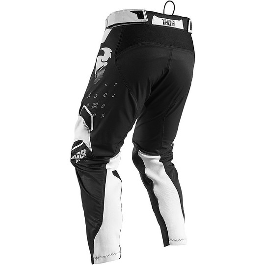 Pants Moto Enduro cross Thor Prime Fit Rohl 2017 Black White