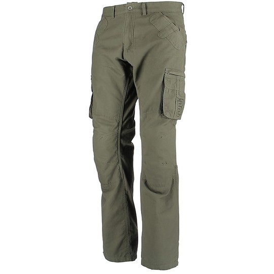 Pants Moto Fabric OJ CARGO Military Green