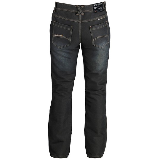 Pants Moto Jeans Ixon With Protections Spencer HP Blue