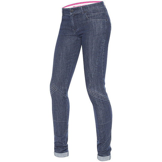 Pants Moto Jeans Lady Dainese Jessville Skinny Denim Blue