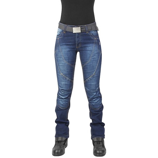 Pants Moto Jeans OJ Muscle Lady Blue Stretch
