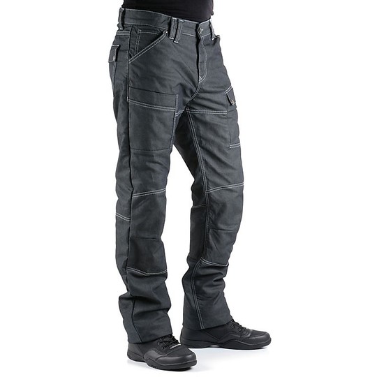 Pants Moto Jeans Overlap In Sturgis Asphalt