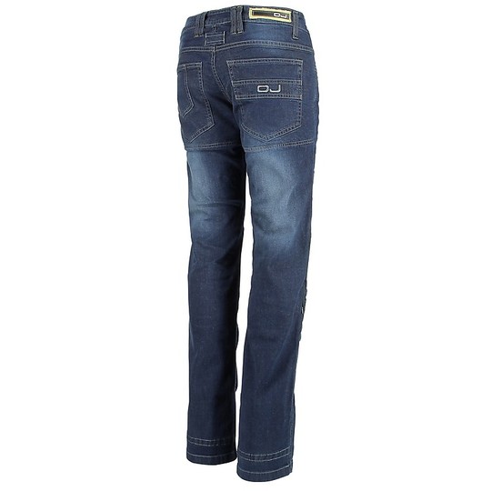 Pants Moto Jeans Stretch OJ Sole Blu