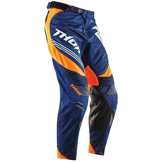 Pants Thor Core Motocross Enduro Bend 2015 Navy Blue Orange