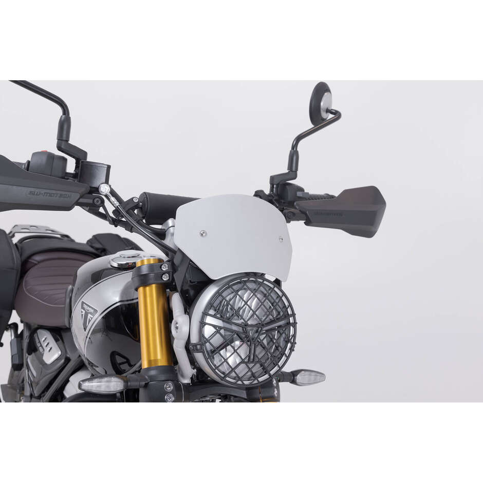 Parabrezza Argento Sw-Motech SCT.11.616.10000/S Per Triumph Scrambler 400 X (23-)