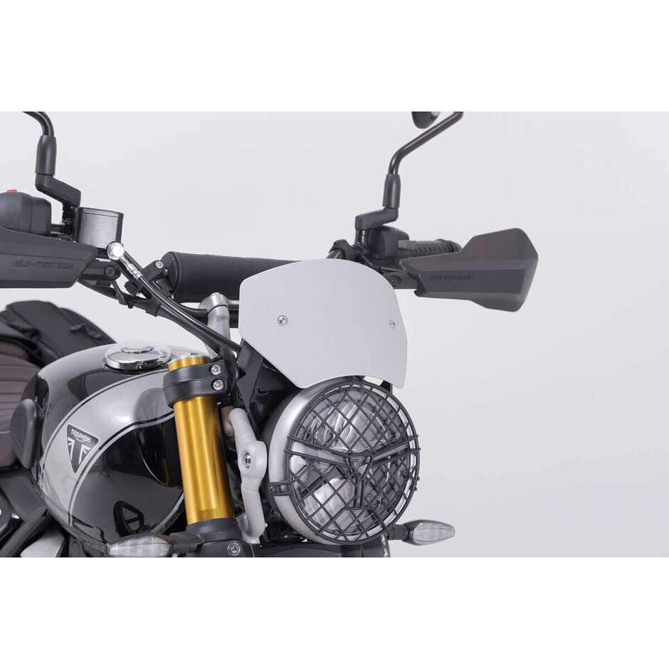 Parabrezza Argento Sw-Motech SCT.11.616.10000/S Per Triumph Scrambler 400 X (23-)