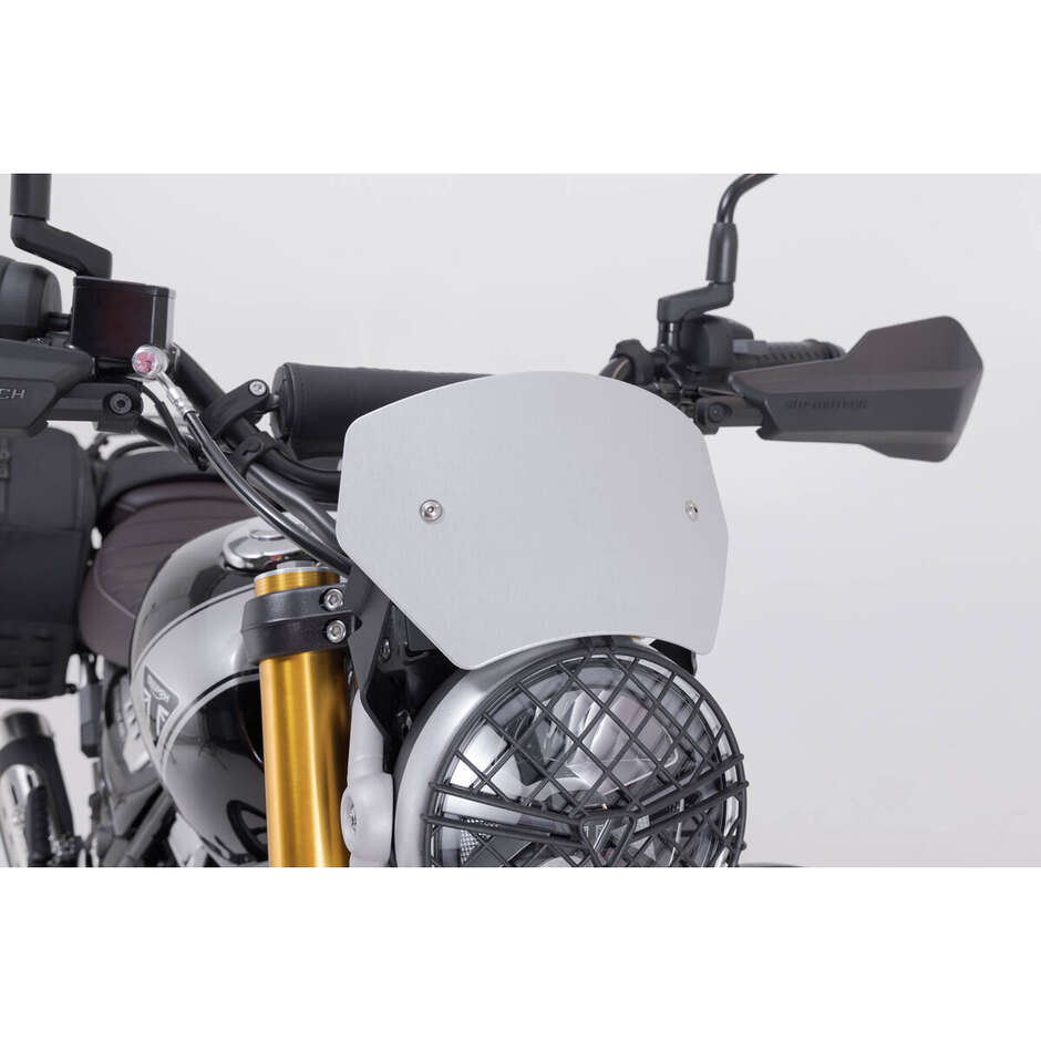 Parabrezza Argento Sw-Motech SCT.11.616.10000/S Per Triumph Scrambler 400 X (23-)
