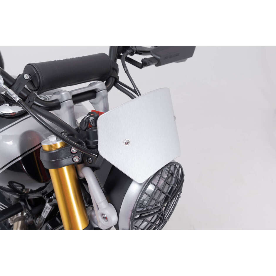 Parabrezza Argento Sw-Motech SCT.11.616.10000/S Per Triumph Scrambler 400 X (23-)