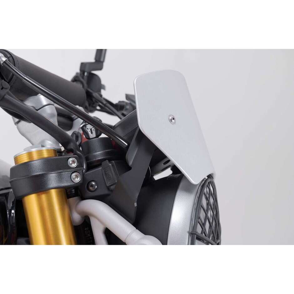 Parabrezza Argento Sw-Motech SCT.11.616.10000/S Per Triumph Scrambler 400 X (23-)