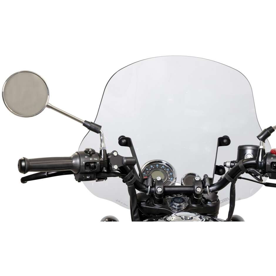Parabrezza Per Royal Enfield Bullet, Meteor, Classic 350/500 - Trasparente, Anti-Vento E Decorativo - Foto 6