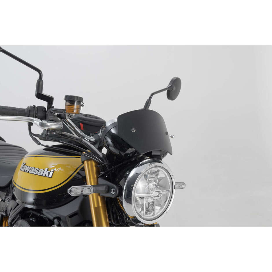 Parabrezza Nero Sw-Motech SCT.08.891.10000/B Per Kawasaki Z900RS (17-) / SE (21-)