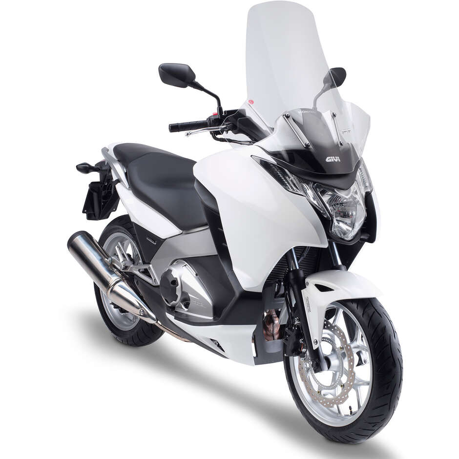 Parabrezza trasparente con paramani Givi D1109ST Per HONDA Integra 700 (12 > 13) / Integra 750 (14 > 20)