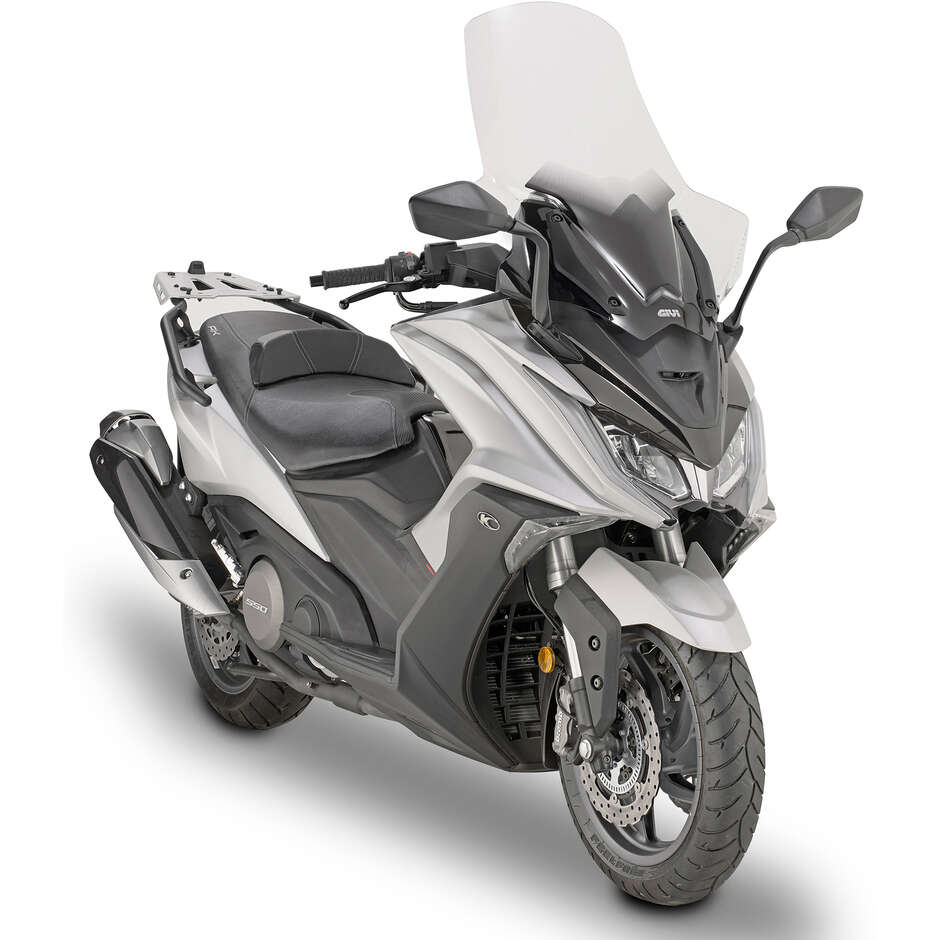 Parabrezza trasparente con paramani Givi D6110ST Per KYMCO AK 550 ETS (17 > 24)