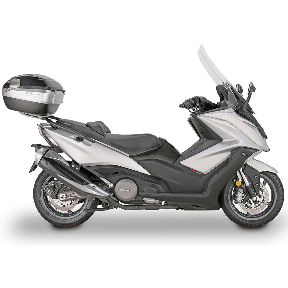Parabrezza trasparente con paramani Givi D6110ST Per KYMCO AK 550 ETS (17 > 24)
