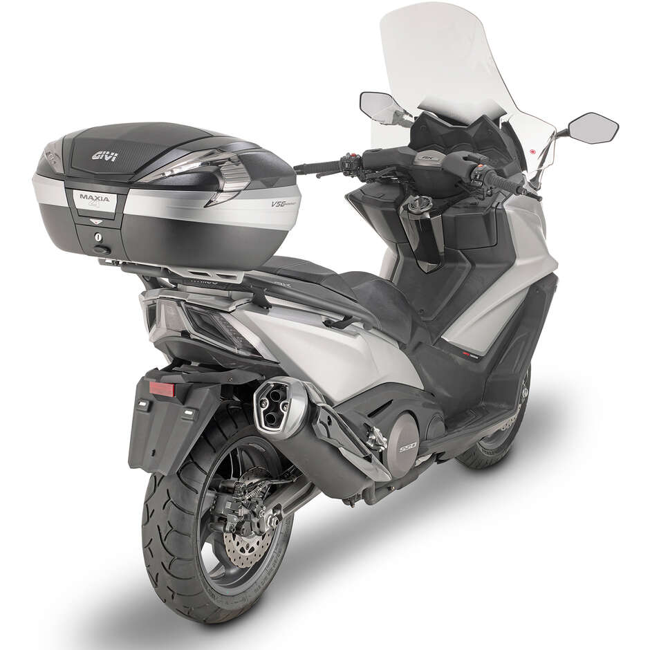 Parabrezza trasparente con paramani Givi D6110ST Per KYMCO AK 550 ETS (17 > 24)