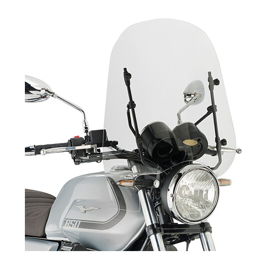 Parabrezza trasparente 8206A Per MOTO GUZZI V7 850 Ston taglia un