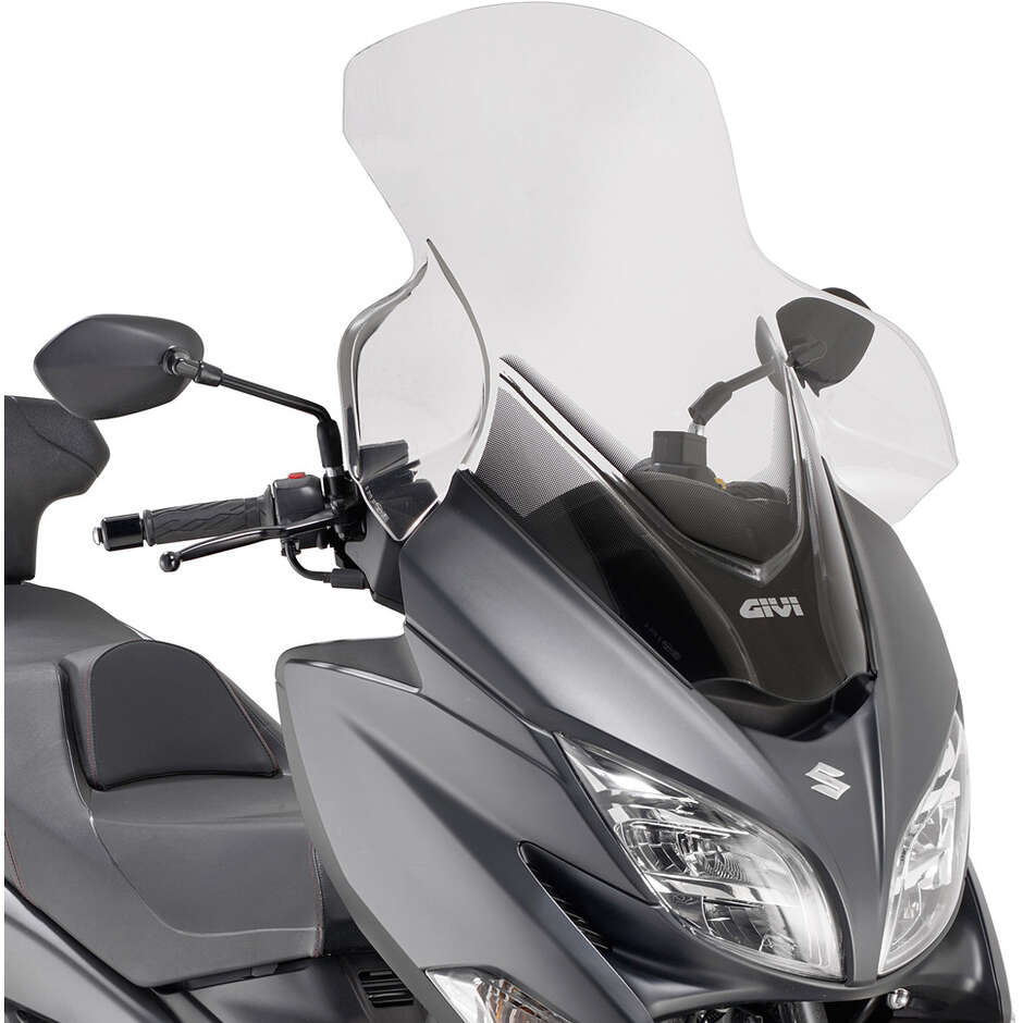 Parabrezza trasparente Givi D3115ST Per SUZUKI Burgman 400 (17 > 24)