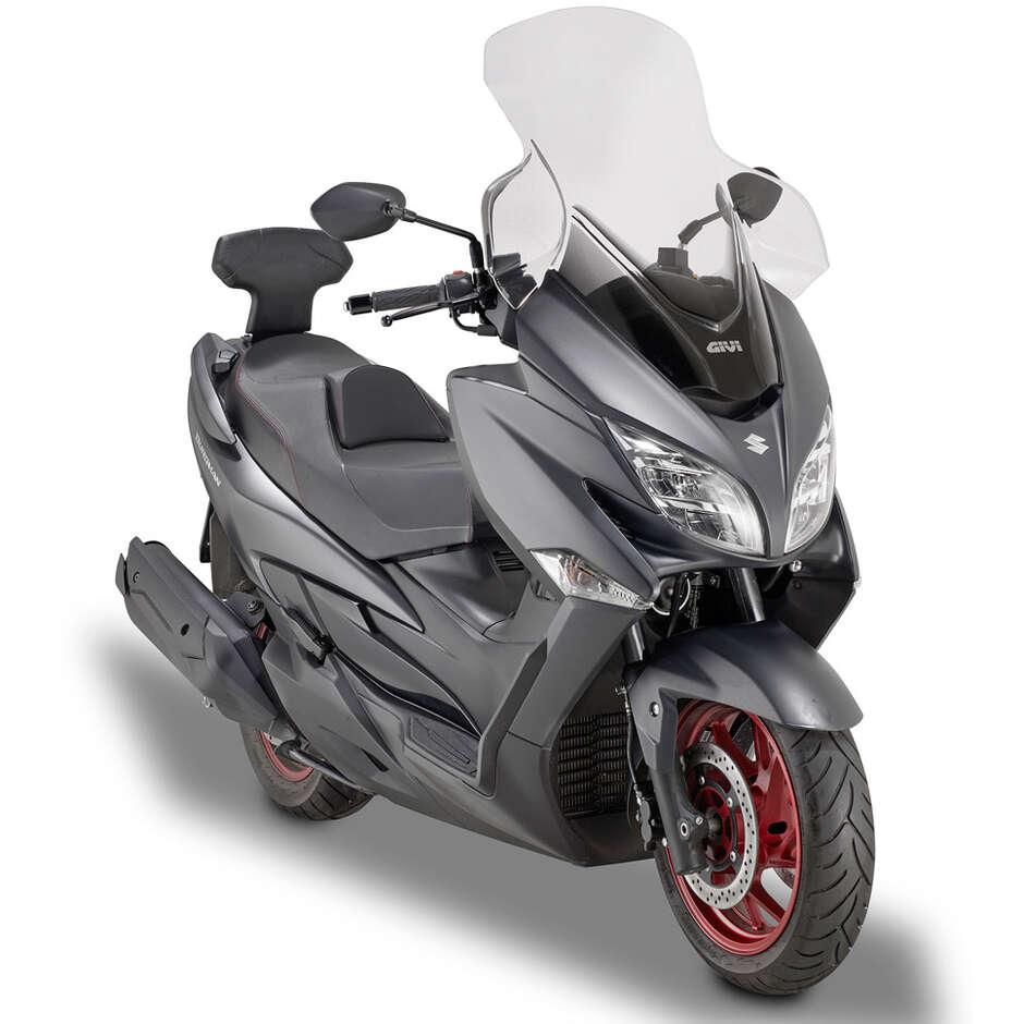 Parabrezza trasparente Givi D3115ST Per SUZUKI Burgman 400 (17 > 24)