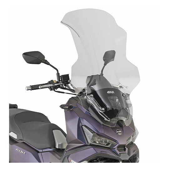 Parabrezza trasparente D7069ST Per SYM ADX 125 (24) taglia unica