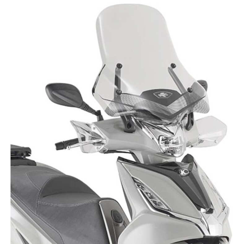 Parabrezza Trasparente 6114DTK Per KYMCO AGILITY 300 / taglia un