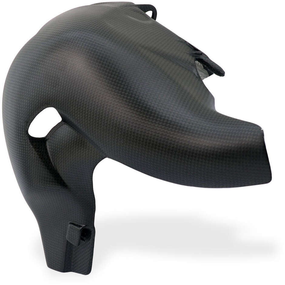 Paracalore posteriore scarico Ducati Panigale V4 e Streetfighter V4 - Carbonio CNC Racing ZA302 Opaco