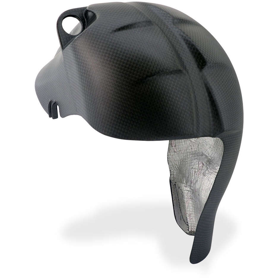 Paracalore posteriore scarico Ducati Panigale V4 e Streetfighter V4 - Carbonio CNC Racing ZA302 Opaco