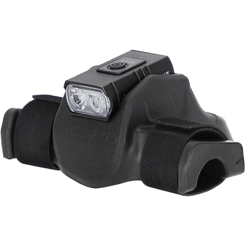 Paracolpi Coprimanubrio con Faro MTB Acerbis TURBOLIGHT Nero