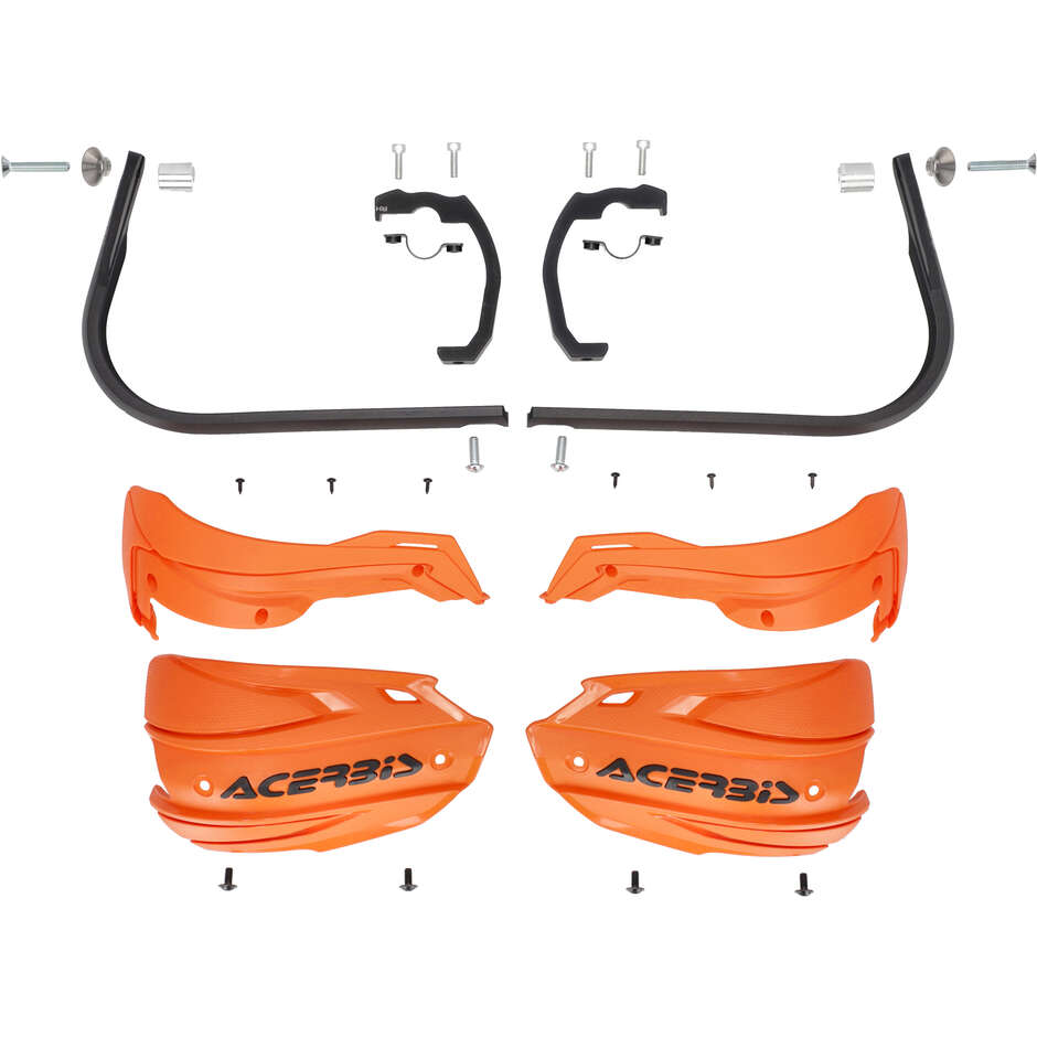 Paramani Acerbis ADV TYPE B per HONDA CRF 300 L (2021-2026) (Arancio/Nero)