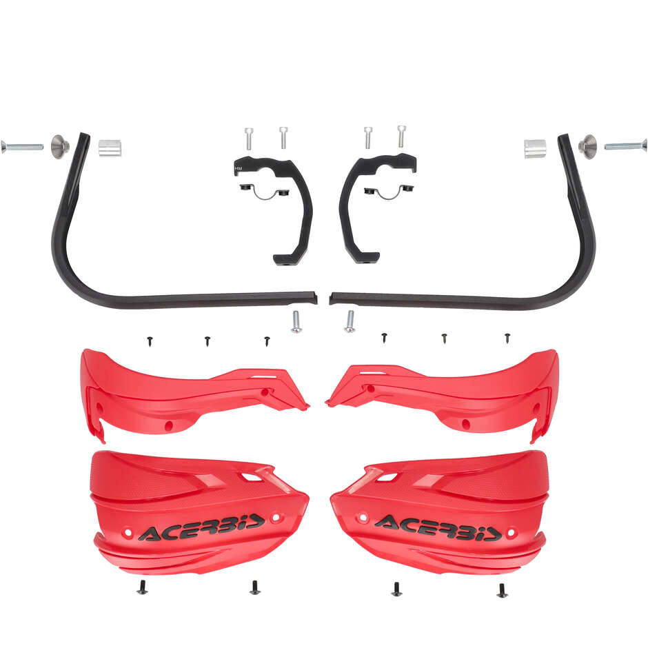 Paramani Acerbis ADV TYPE B per HONDA CRF 300 L (2021-2026) (Rosso/Nero)