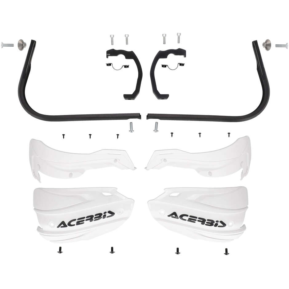Paramani Acerbis ADV TYPE M per VOGE Valico 300 RALLY (2024-2025) e altri modelli (Bianco/Nero)
