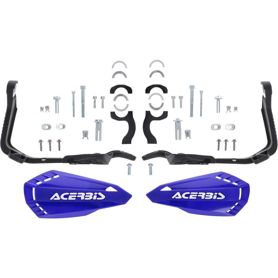 Paramani per Minimoto Acerbis FIRSTMOTO per APRILIA SX 125 (2023-2025) e altri modelli (Blu/Bianco)
