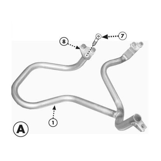 Paramotore KN46 Per SUZUKI DL 1000 V-Strom (02 > 11); taglia uni
