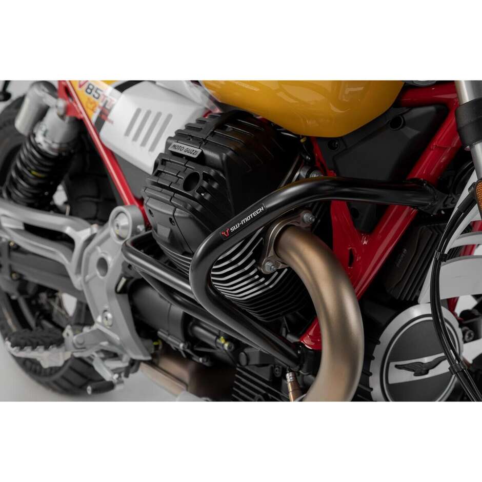 Paramotore Moto Nero Sw-Motech SBL.17.925.10001/B Per Moto Guzzi V85 TT/Travel/Strada (19-)