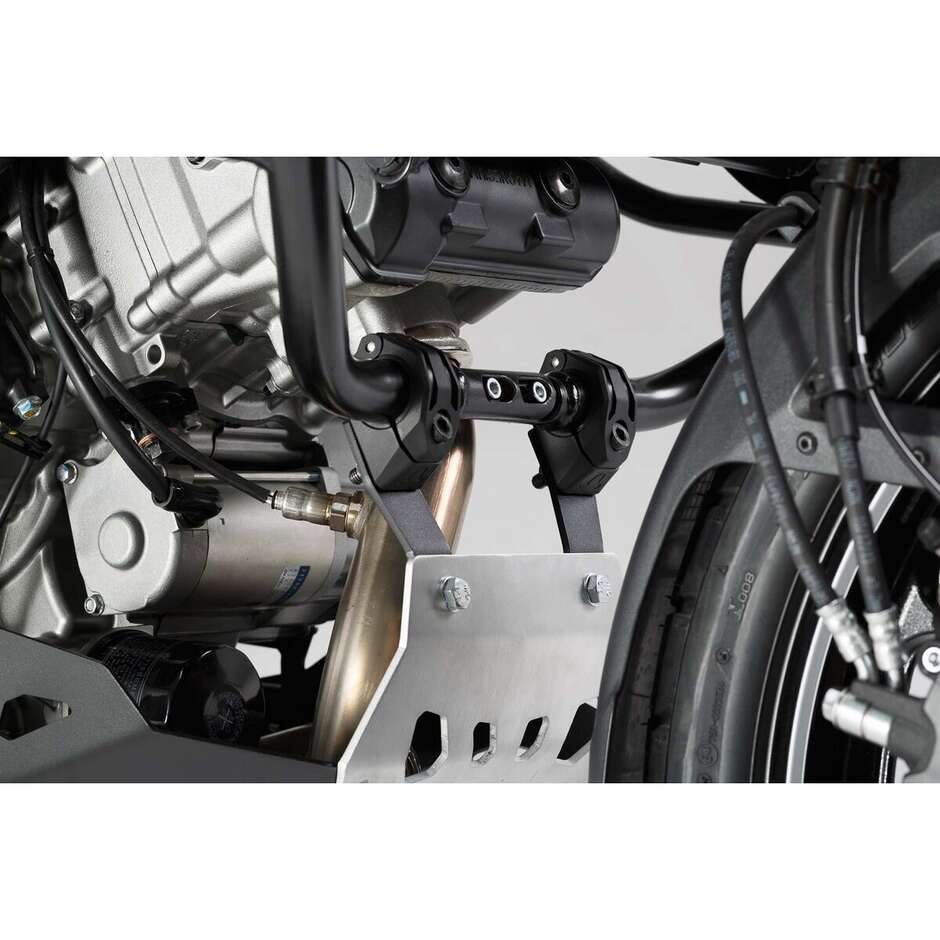 Paramotore Moto Sw-Motech MSS.05.440.10000 Nero Argento Suzuki 1000 V-Strom Con Tubolari