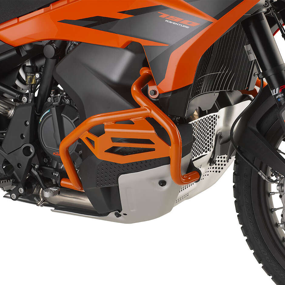 Paramotore Tubolare Arancione GIVI TN9430OR Specifico Per KTM 790 Adventure / 890 Adventure (23-26)