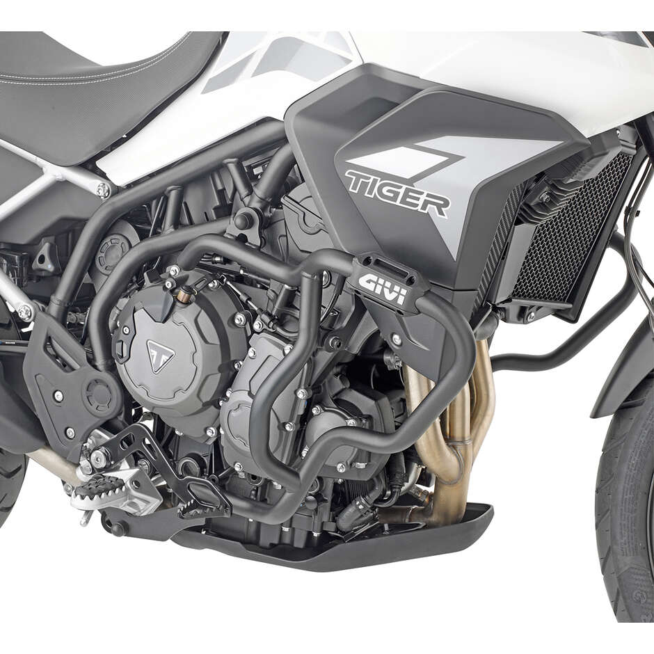 Paramotore tubolare nero Slider integrato Givi TN6415 Per TRIUMPH Tiger 900 (20 > 24)