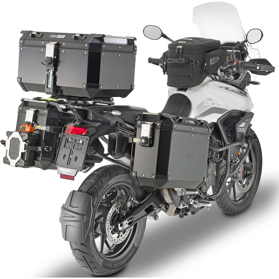 Paramotore tubolare nero Slider integrato Givi TN6415 Per TRIUMPH Tiger 900 (20 > 24)