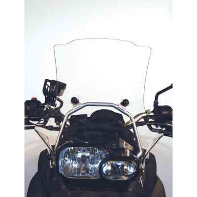 Pare-brise ISOTTA Pour Piaggio Beverly 300-400 HPE 2021 Et Suivants – Fumé Foncé (FS), 3mm, H350 X L500 Mm