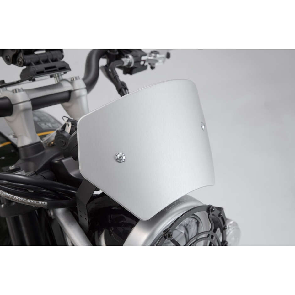Pare-brise argenté Sw-Motech SCT.11.929.10000/S pour Triumph Scrambler 1200 XC / XE (18-)