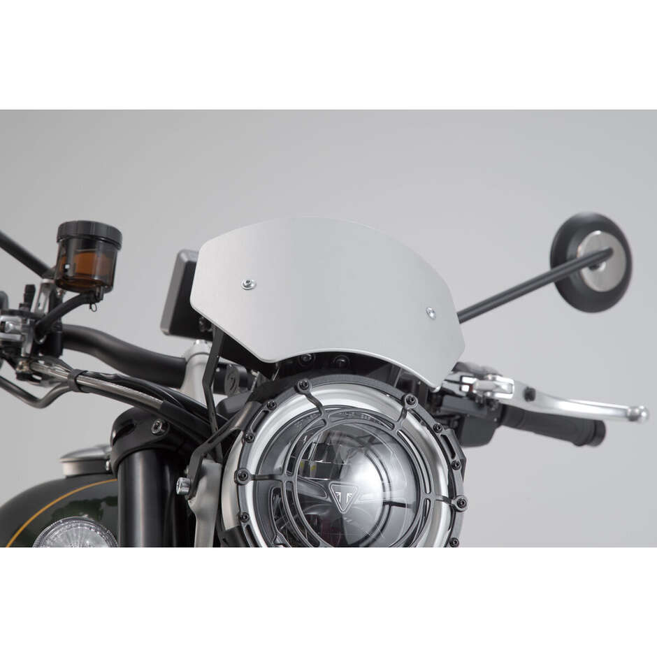 Pare-brise argenté Sw-Motech SCT.11.929.10000/S pour Triumph Scrambler 1200 XC / XE (18-)