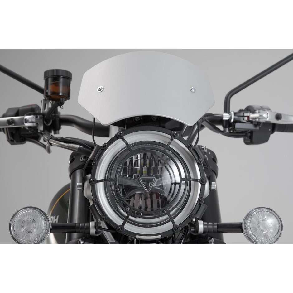 Pare-brise argenté Sw-Motech SCT.11.929.10000/S pour Triumph Scrambler 1200 XC / XE (18-)