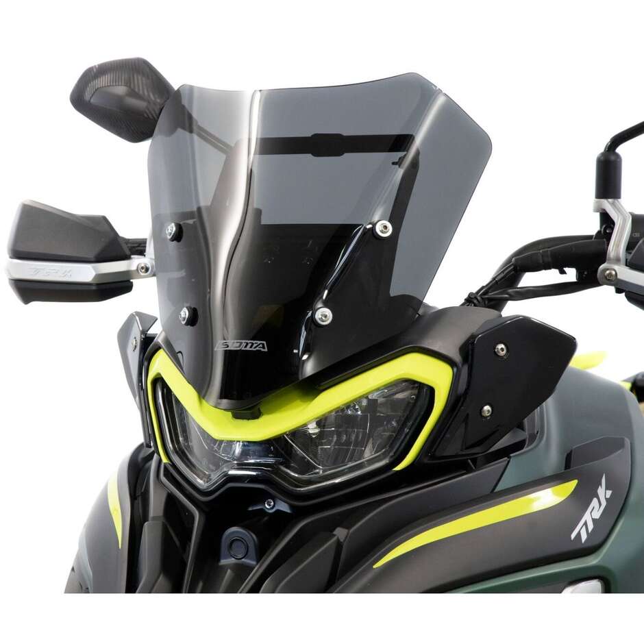 Pare-brise Bas Complet Pour Benelli TRK 702 A Partir De 2023 Noir Mat