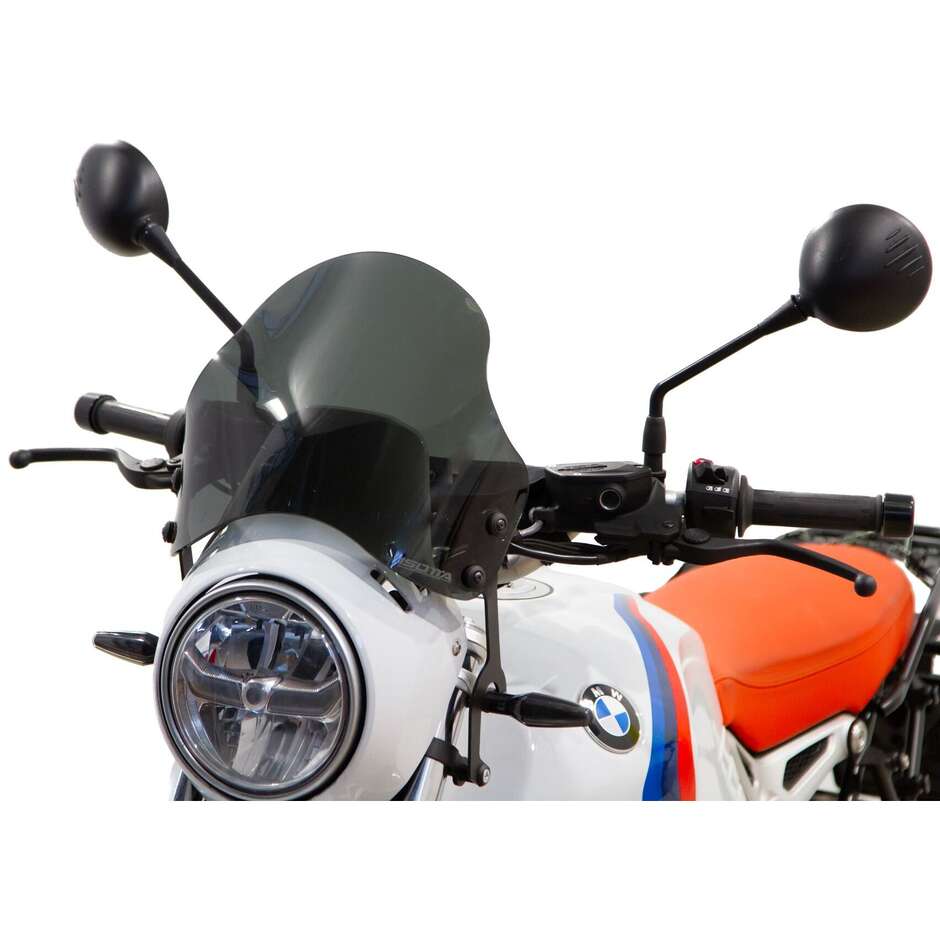 Pare-brise bas Isotta pour BMW NINE T URBAN GS 1200 Dark Smoke