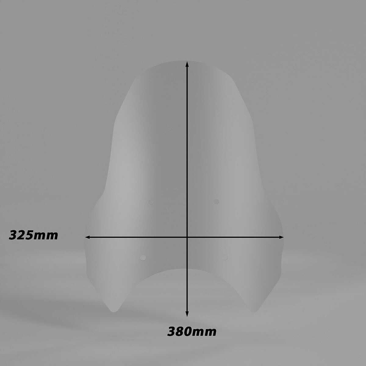 WRS Pare-brise Touring Teinté Foncé Himalayan 450 2024 – +11,5 Cm Hauteur – Protection Optimale Pour Longs Trajets