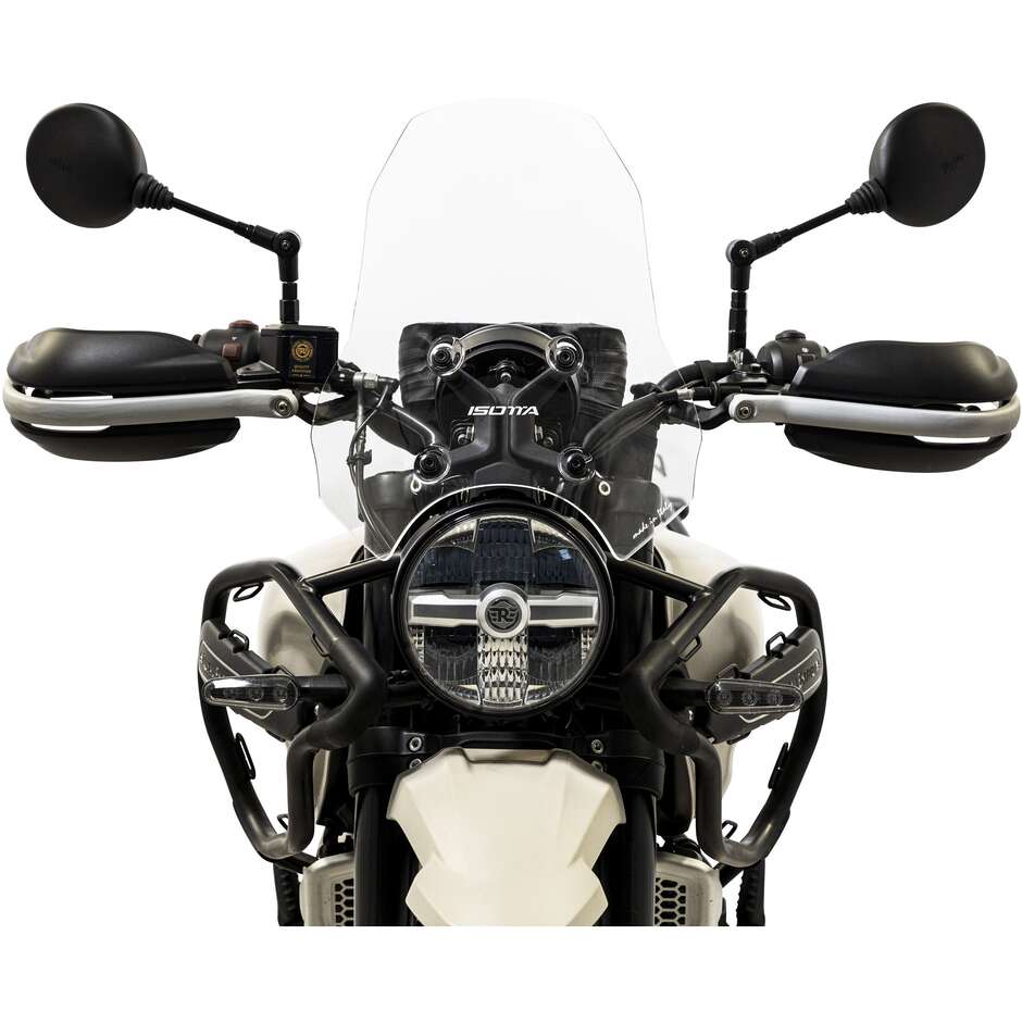 Pare-brise bas Isotta Rally pour Royal Enfield Himalayan 450 transparent