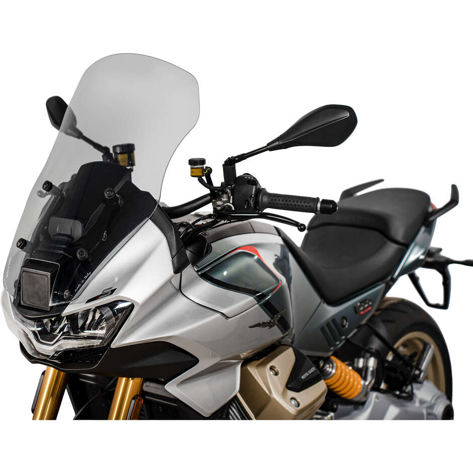 Pare-brise Isotta Alto pour MOTO GUZZI V100 MANDELLO S avec feu radar fumé
